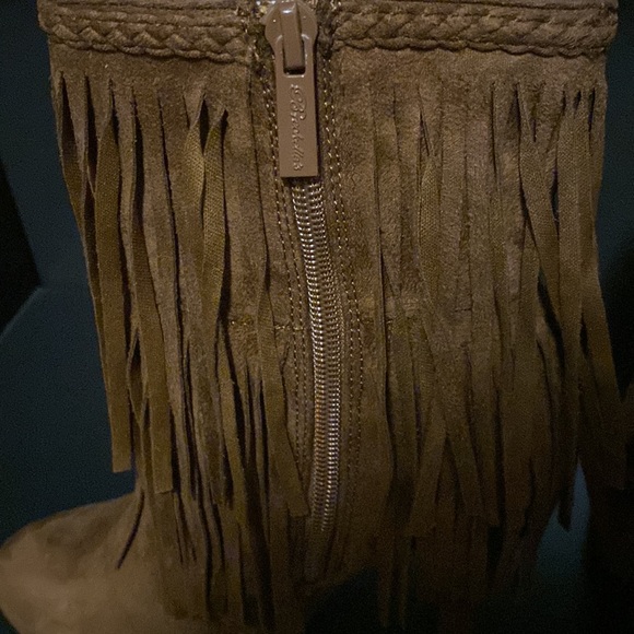 Faux suede ankle boots - Picture 5 of 12